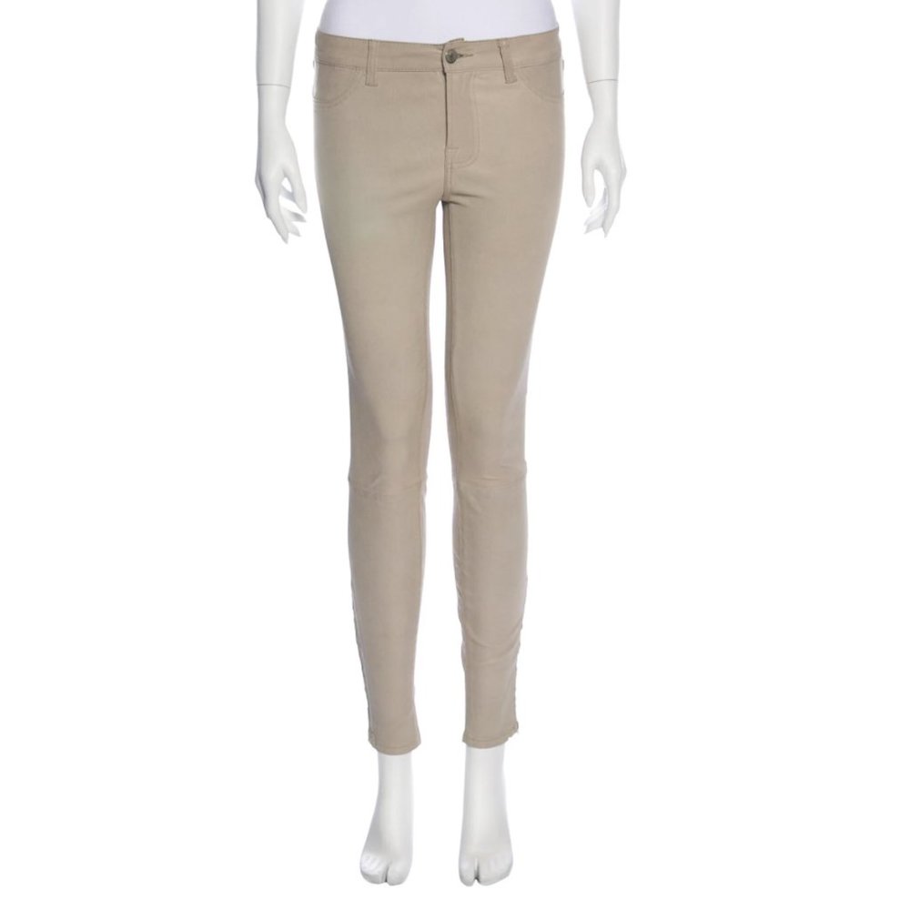 J Brand Lamb Leather Skinny Leg Pants
